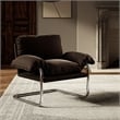 Ansel Accent Chair in Chocolate Brown