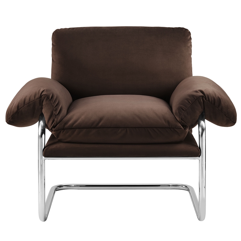 Ansel Accent Chair in Chocolate Brown