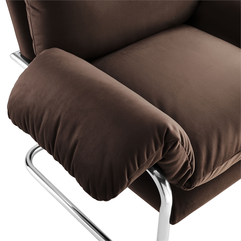 Ansel Accent Chair in Chocolate Brown