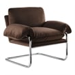 Ansel Accent Chair in Chocolate Brown