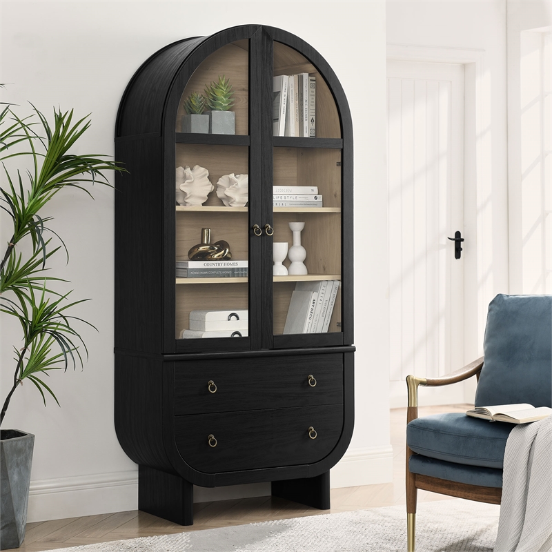 Nyx Display Cabinet in Black