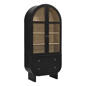 Nyx Display Cabinet in Black
