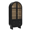 Nyx Display Cabinet in Black