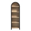 Evie Bookcase Display Cabinet in Black