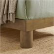 Runa Twin Platform Bed in French Oak
