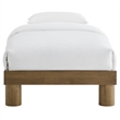 Runa Twin Platform Bed in French Oak