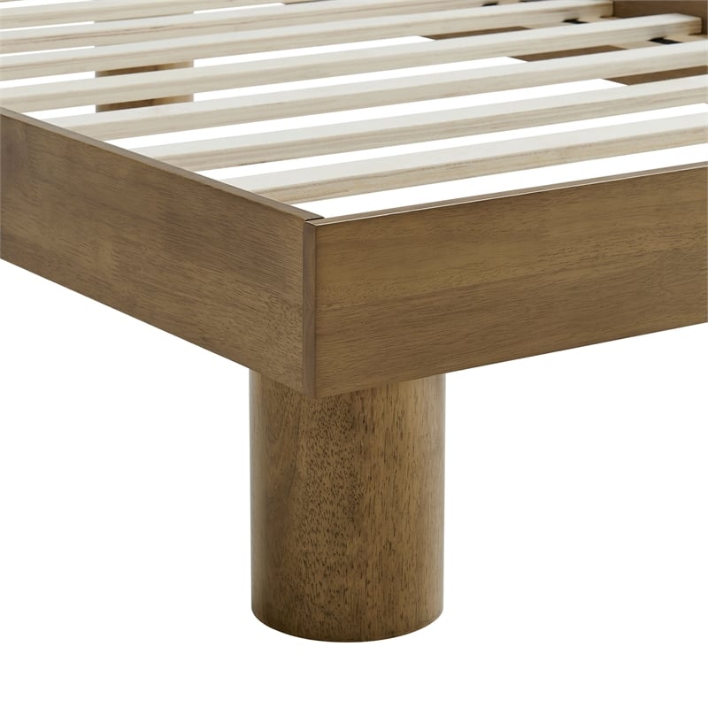 Runa Twin Platform Bed in French Oak