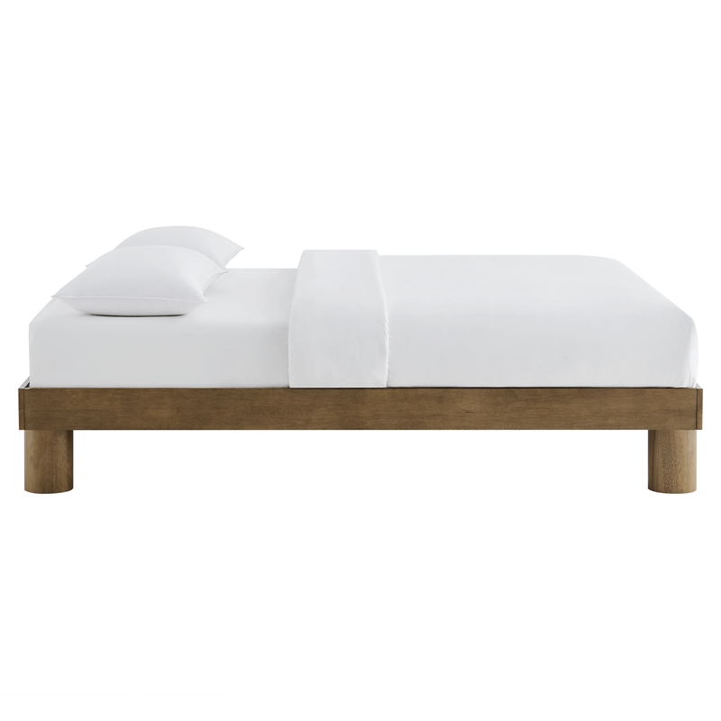 Runa Queen Platform Bed in French Oak