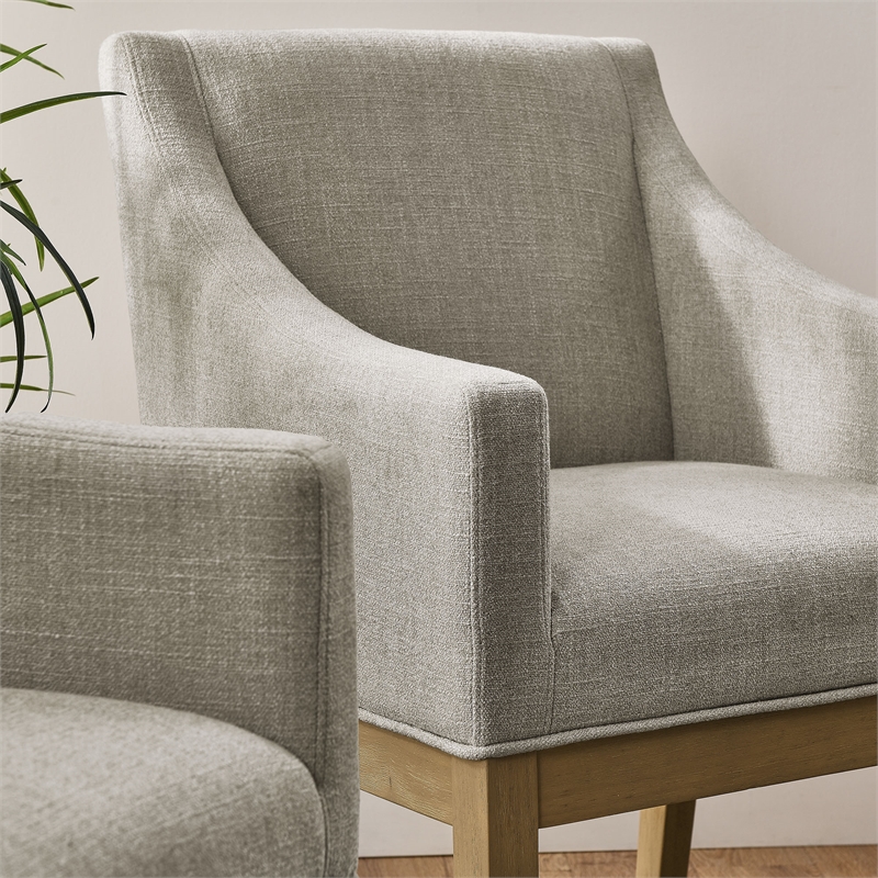 Alton Dining Armchair in Linen Natural