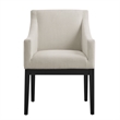 Alton Dining Armchair in Salt Black