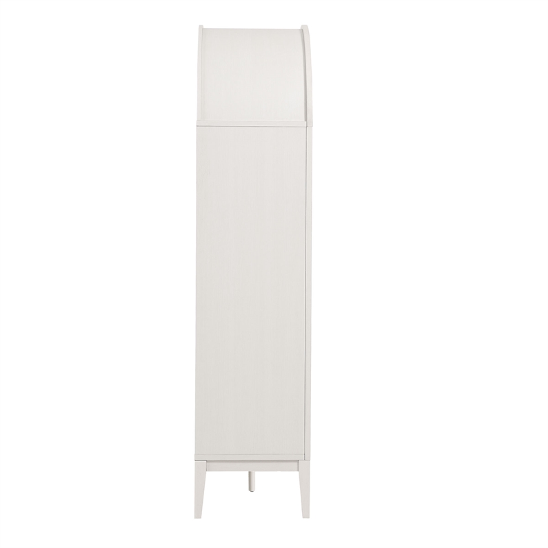 Nolan Arched Bar Cabinet in Ivory