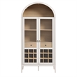 Nolan Arched Bar Cabinet in Ivory