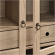Nolan Arched Bar Cabinet in Light Oak