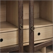 Nolan Arched Bar Cabinet in Dark Walnut