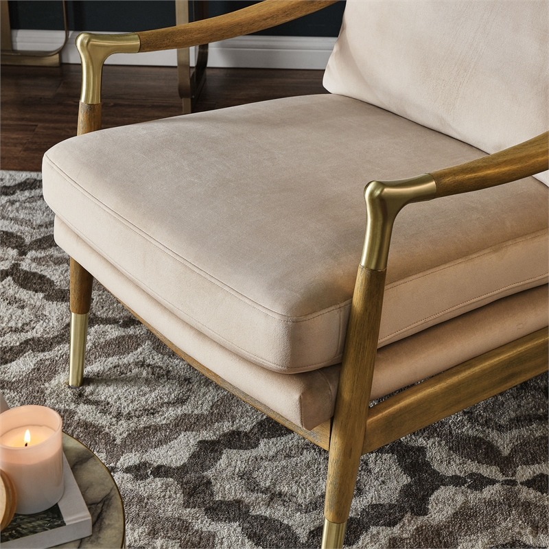 Langford Accent Armchair in Almond Walnut