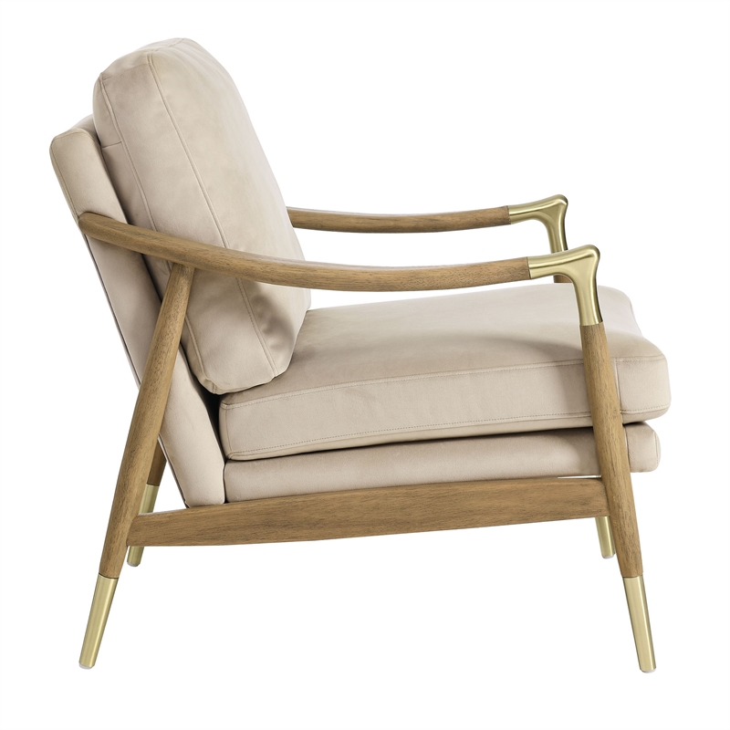 Langford Accent Armchair in Almond Walnut