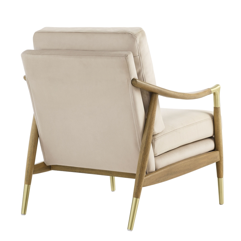 Langford Accent Armchair in Almond Walnut