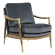 Langford Accent Armchair in Cadet Blue Walnut