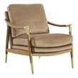 Langford Accent Armchair in Taupe Walnut