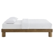 Runa Full Platform Bed in French Oak