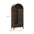 Vaughn Storage Display Cabinet in Walnut