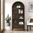 Vaughn Storage Display Cabinet in Walnut