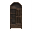 Vaughn Storage Display Cabinet in Walnut