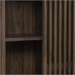 Vaughn Storage Display Cabinet in Walnut