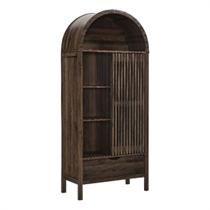 Vaughn Storage Display Cabinet in Walnut