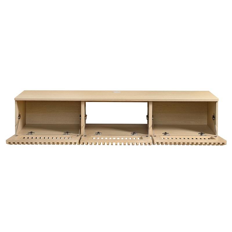 Vaughn Wall Mount TV Stand in Ash