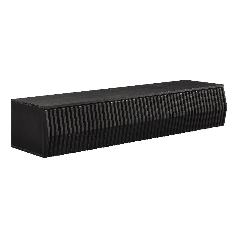 Vaughn Wall Mount TV Stand in Black