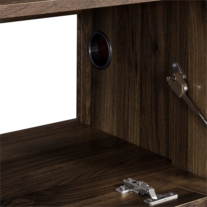 Vaughn Wall Mount TV Stand in Walnut