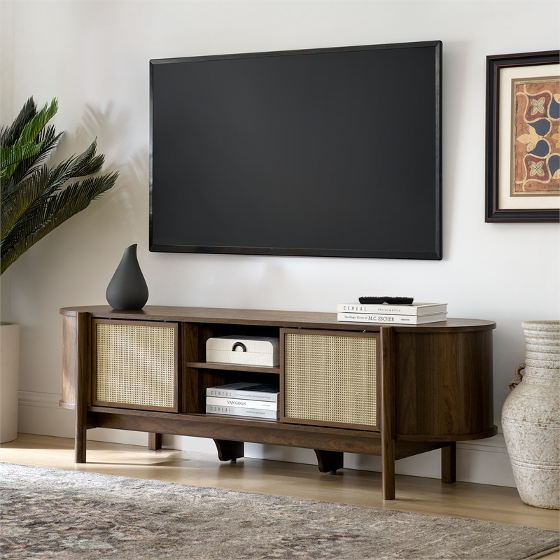 Reid TV Stand in Walnut