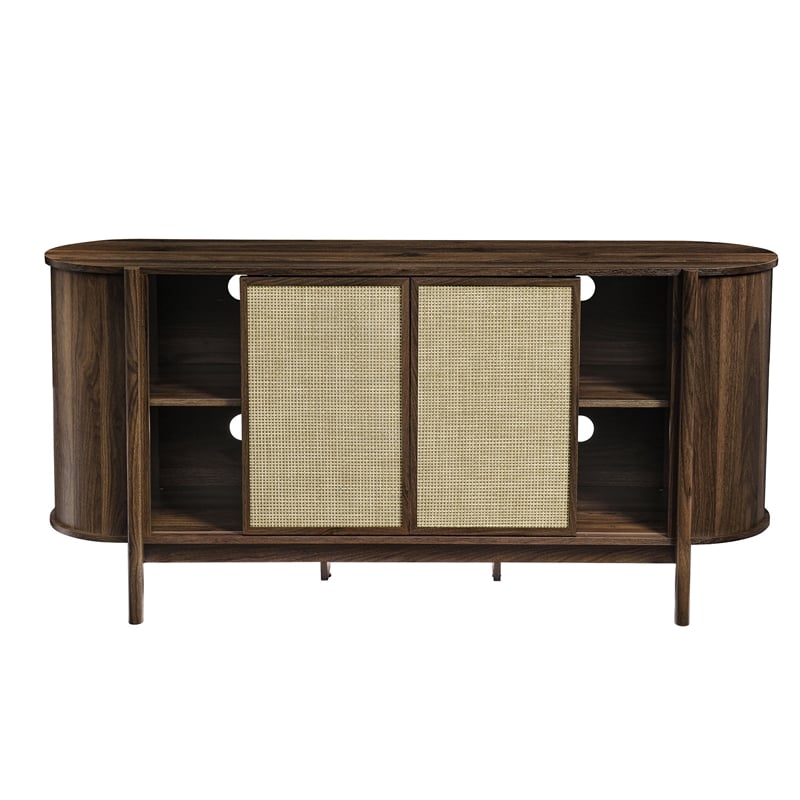 Reid Curved Sideboard in Walnut