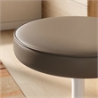 Lippa Round Stool in Mushroom Brown
