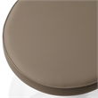 Lippa Round Stool in Mushroom Brown