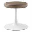 Lippa Round Stool in Mushroom Brown