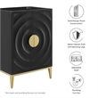 Beau Bathroom Vanity Cabinet (Sink Basin Not Included) in Black