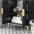 Beau Bathroom Vanity Cabinet (Sink Basin Not Included) in Black