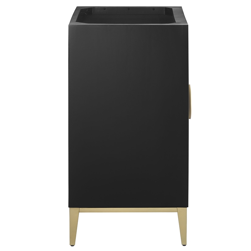 Beau Bathroom Vanity Cabinet (Sink Basin Not Included) in Black