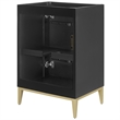 Beau Bathroom Vanity Cabinet (Sink Basin Not Included) in Black