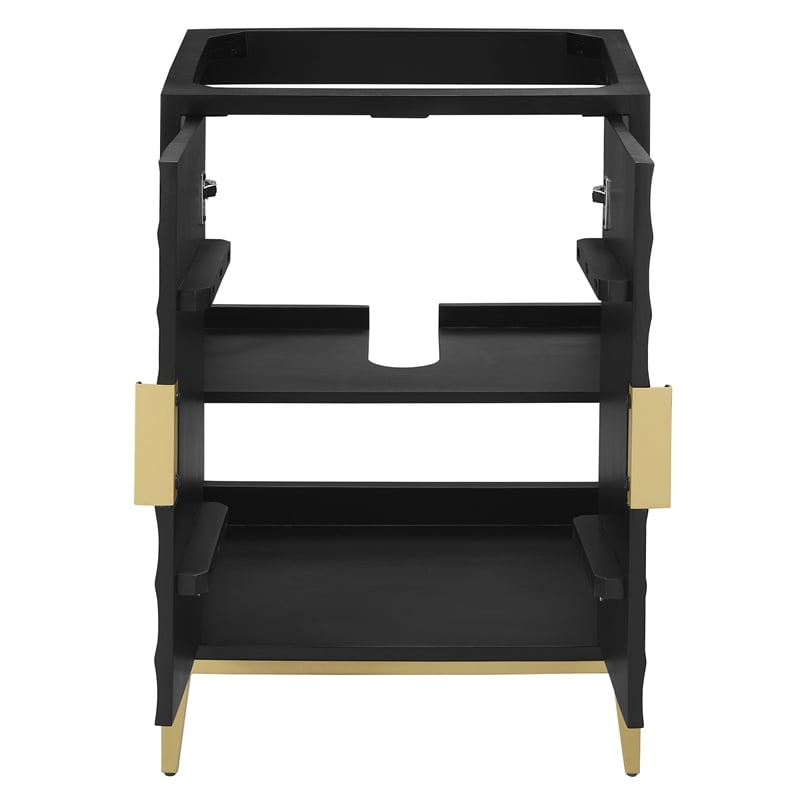 Beau Bathroom Vanity Cabinet (Sink Basin Not Included) in Black