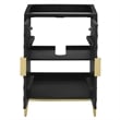 Beau Bathroom Vanity Cabinet (Sink Basin Not Included) in Black
