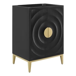 Beau Bathroom Vanity Cabinet (Sink Basin Not Included) in Black