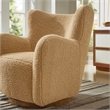 Montrose Swivel Accent Chair in Camel Walnut