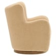 Montrose Swivel Accent Chair in Ivory Walnut