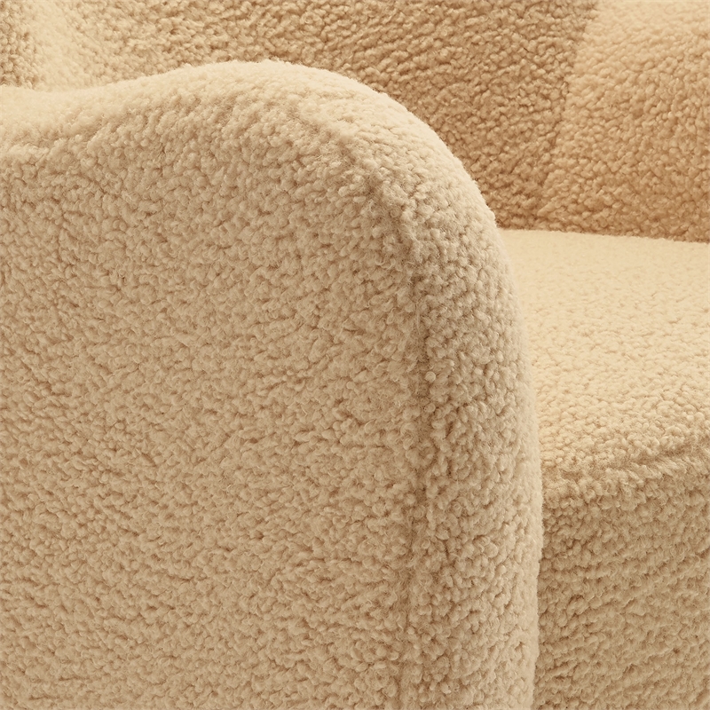 Montrose Swivel Accent Chair in Ivory Walnut