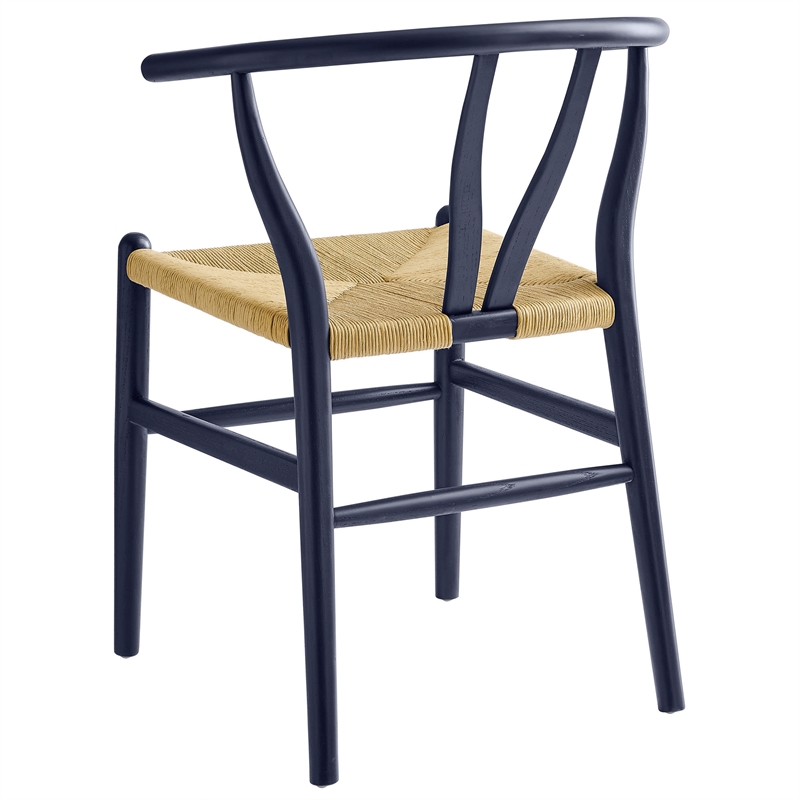 Amish Dining Accent Chair in Midnight Blue