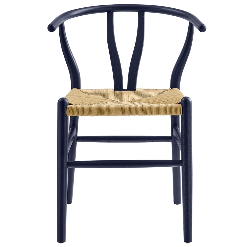 Amish Dining Accent Chair in Midnight Blue