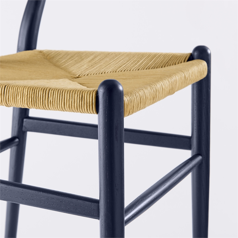 Amish Dining Accent Chair in Midnight Blue